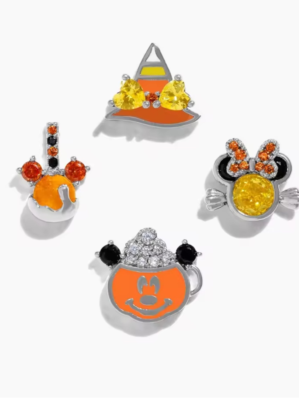 Disney Mickey and Minnie Halloween Earring Set, Mike & Friends Halloween Earring